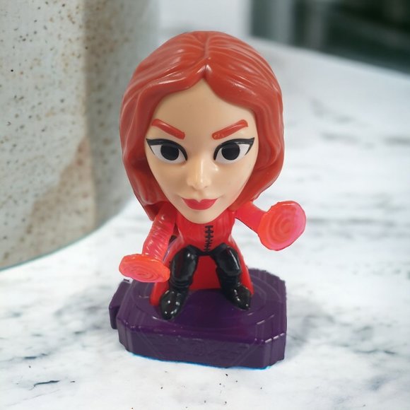 McDonalds Happy Meal Toy Marvel Enternals 2020 Scarlet Witch Wanda 4 Action - Picture 1 of 5